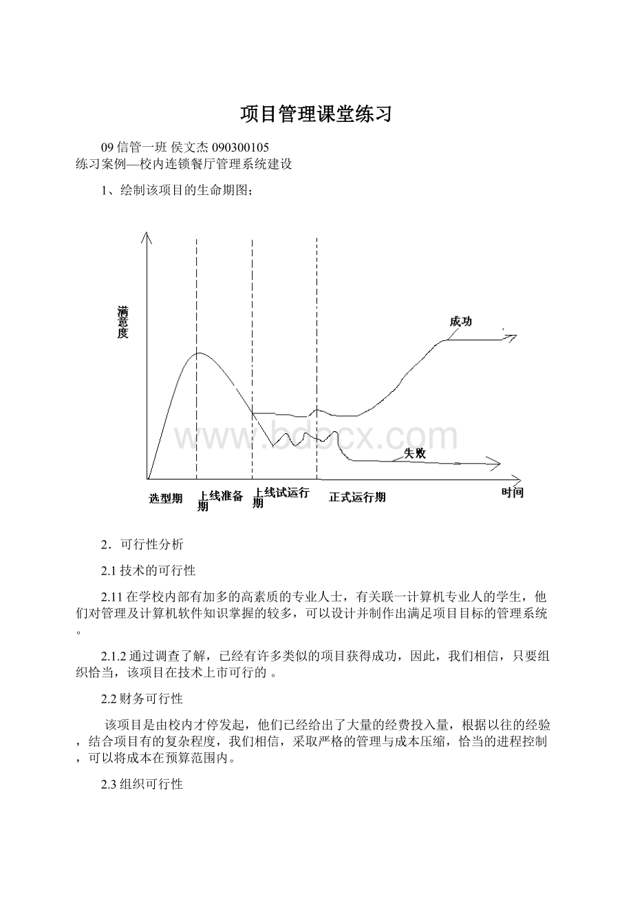 项目管理课堂练习.docx_第1页