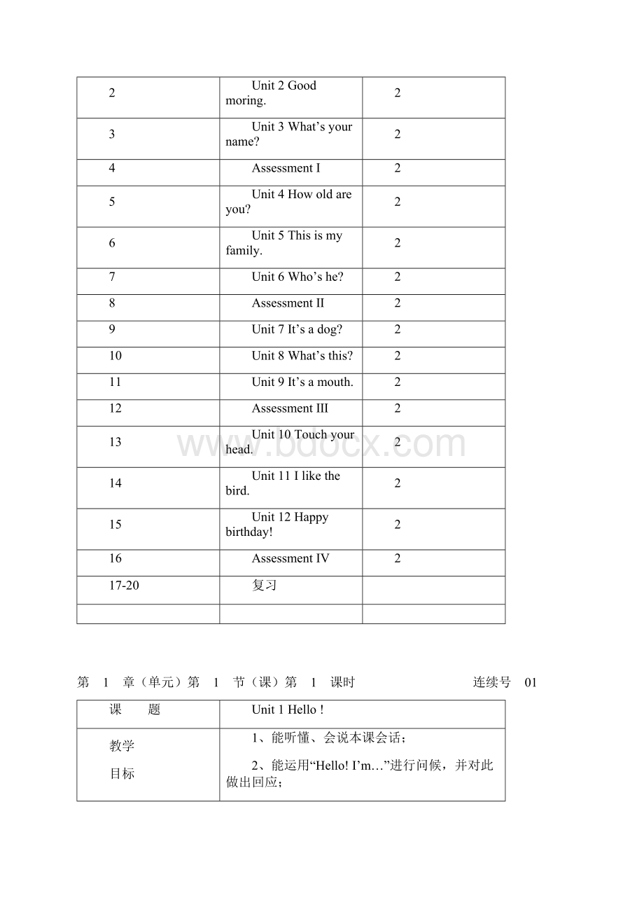 小学三年级上册英语教学计划与教案Word格式文档下载.docx_第2页