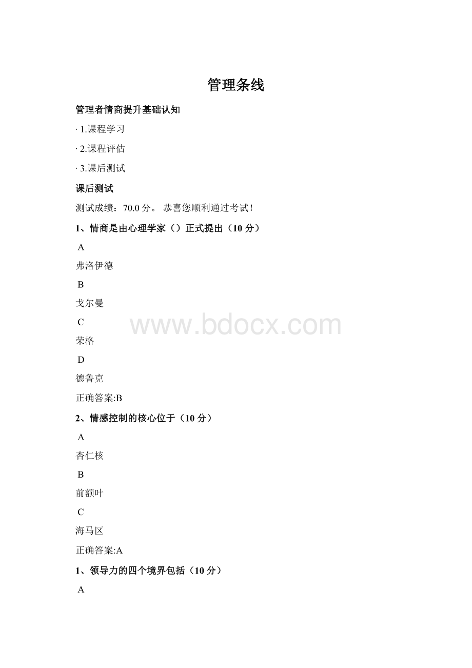 管理条线Word格式.docx