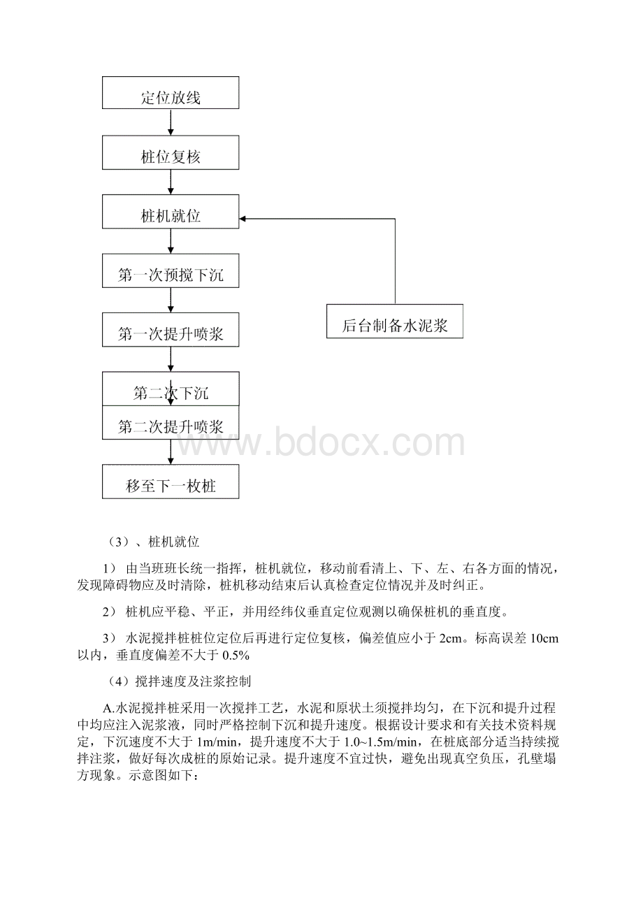 最新水泥搅拌桩内插型钢施工方案资料.docx_第3页