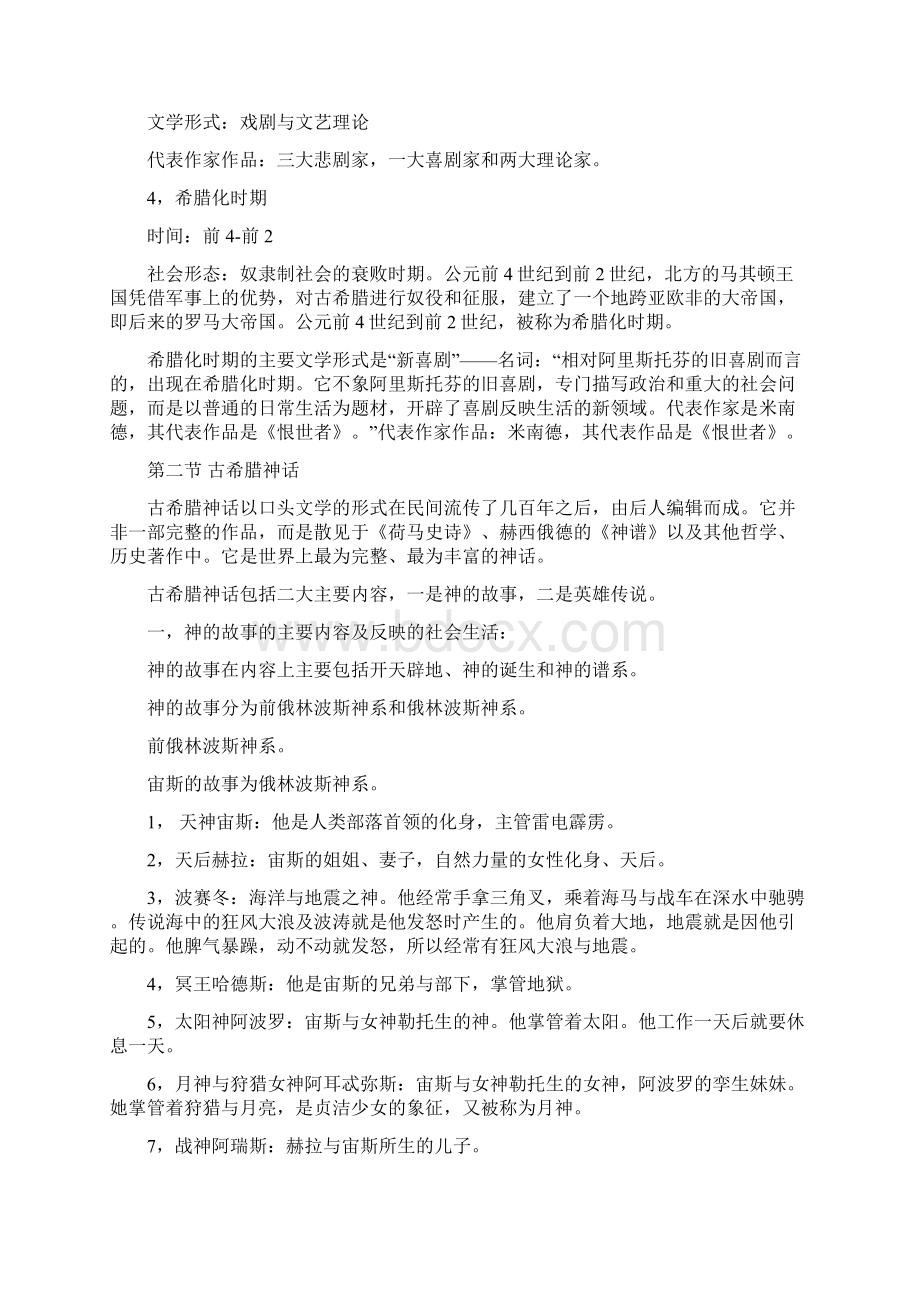 外国文学复习精要Word文件下载.docx_第2页