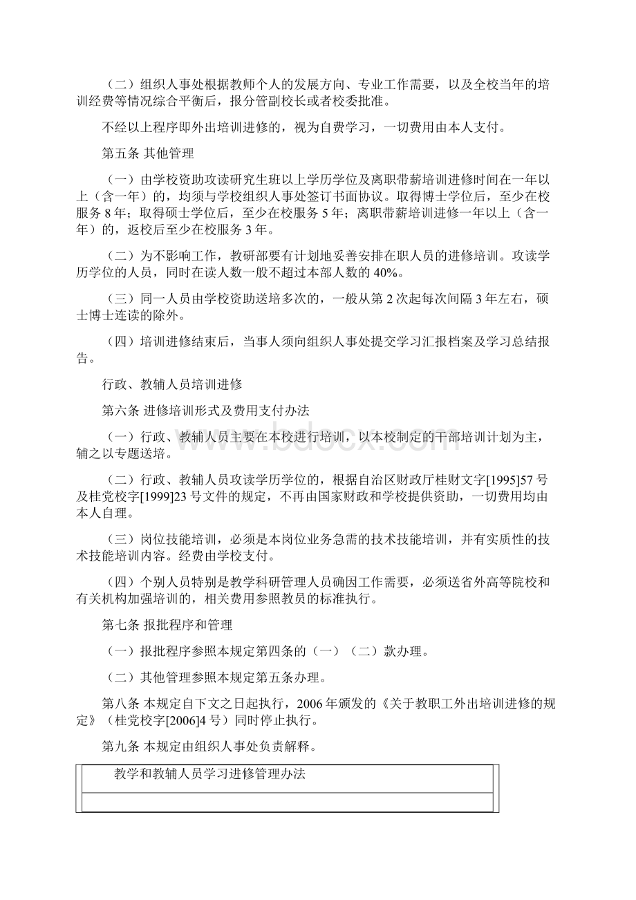 教师进修培训规定Word文档下载推荐.docx_第3页