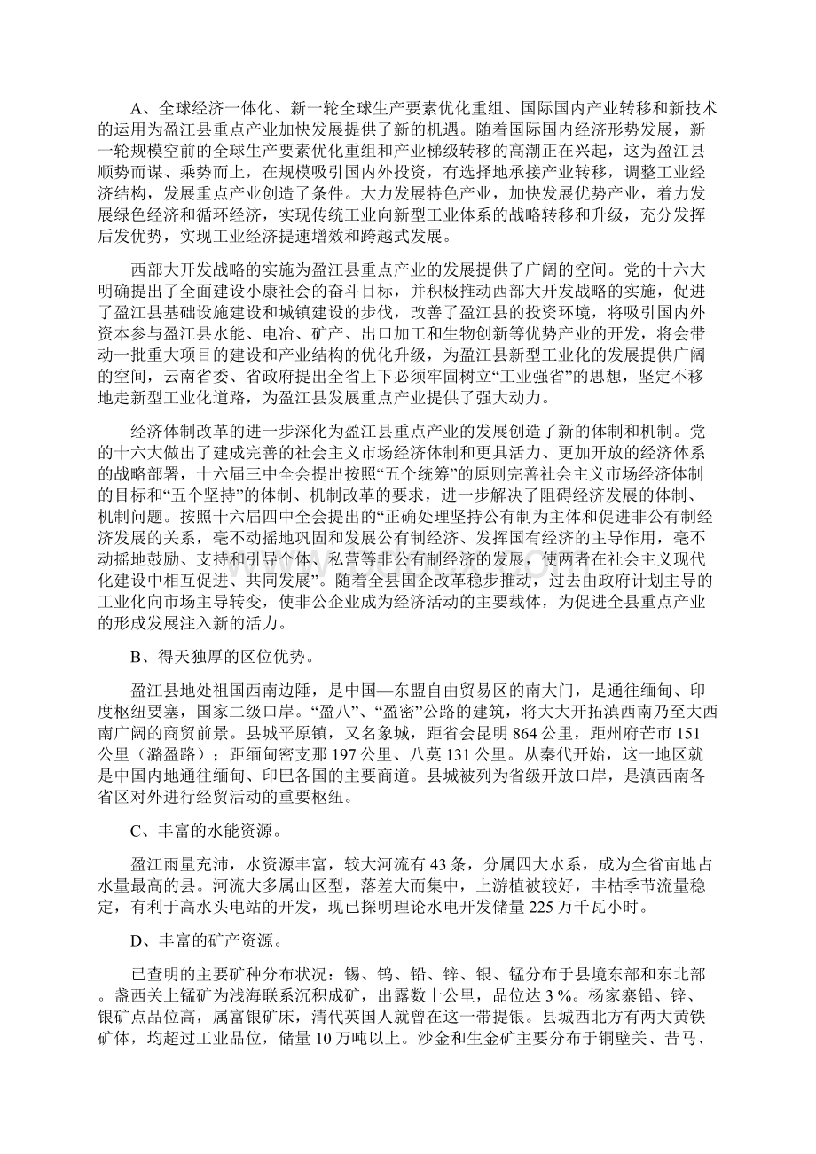 盈江县工业园建设可行性研究报告.docx_第2页