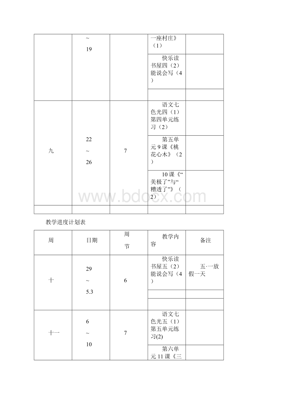 教科版小学五年级下册语文教案.docx_第3页