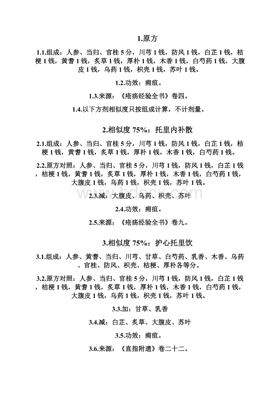 秘传十六味流气饮疮疡经验全书卷四方剂加减变化汇总.docx_第2页