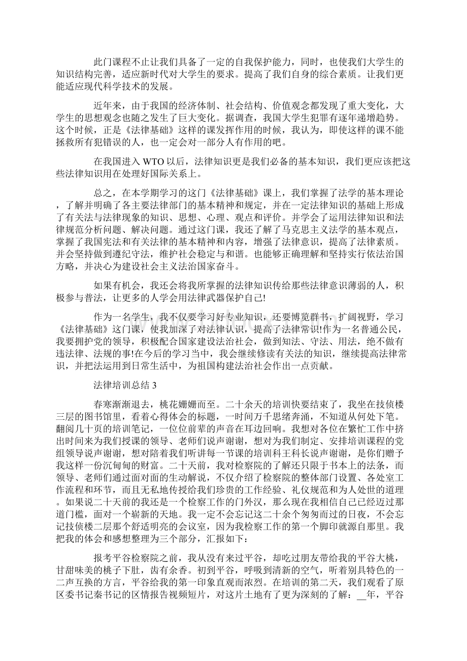 最新法律培训总结.docx_第3页