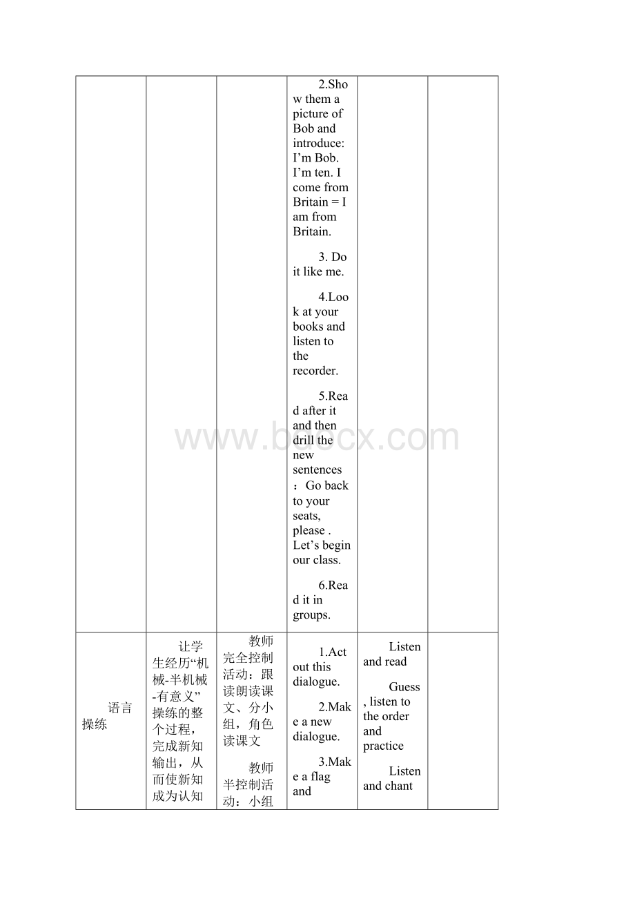 人教精通五年级英语上册Unit1教学设计.docx_第3页