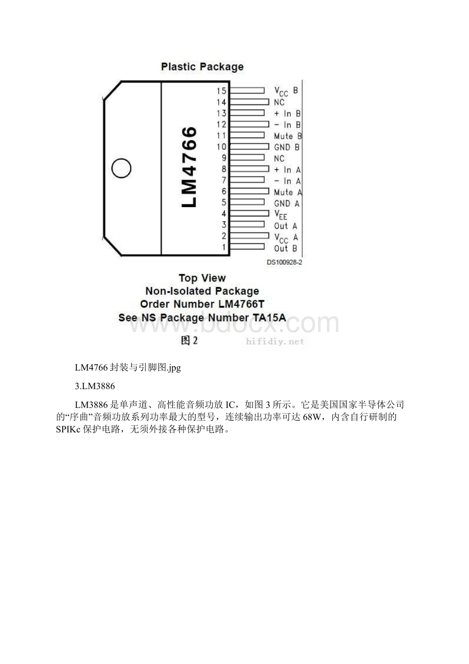 主流IC比较及应用LM1875LM3886LM4780LM4766TDA7293TDA7294.docx_第3页