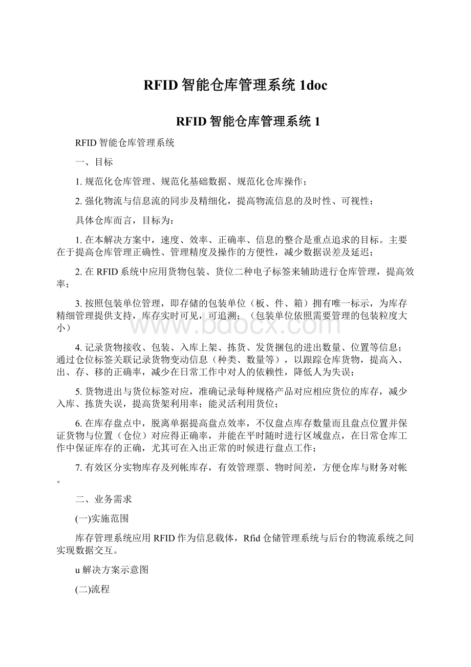 RFID智能仓库管理系统1docWord下载.docx_第1页