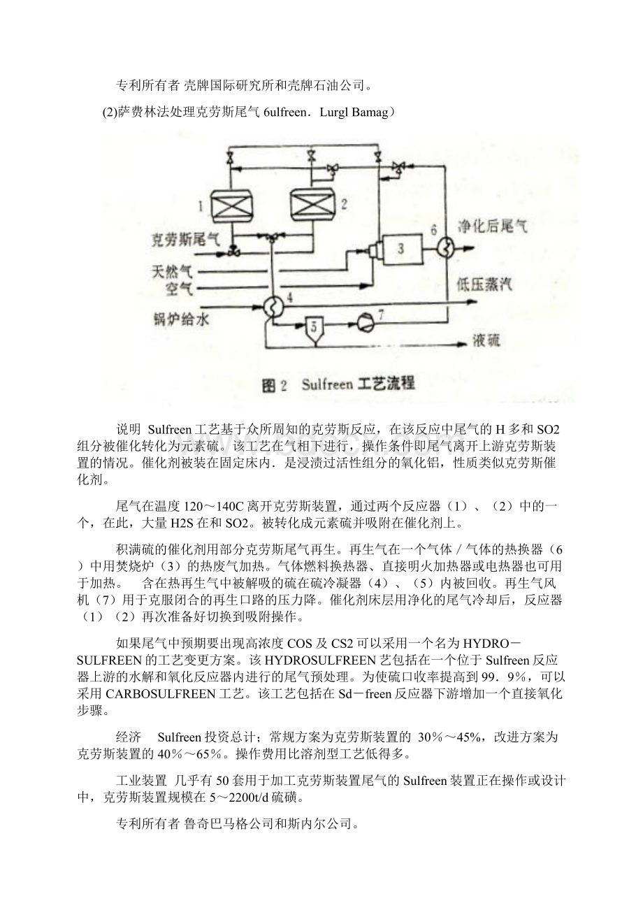 国外克劳斯尾气处理技术商及其专利技术.docx_第2页