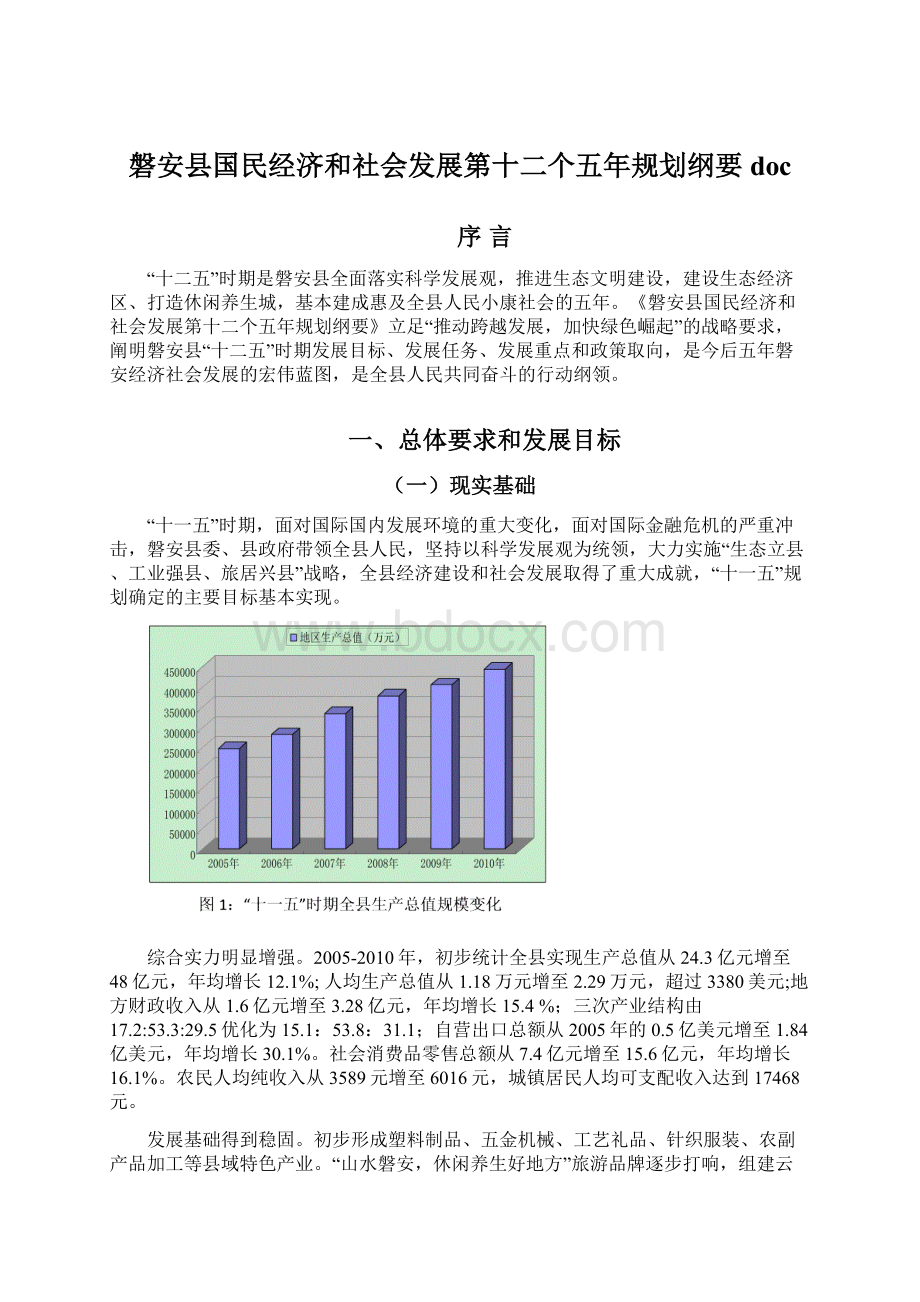 磐安县国民经济和社会发展第十二个五年规划纲要doc.docx