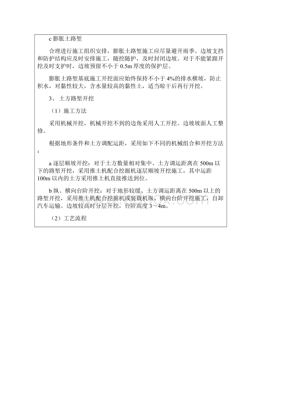 路堑挖方技术交底.docx_第2页