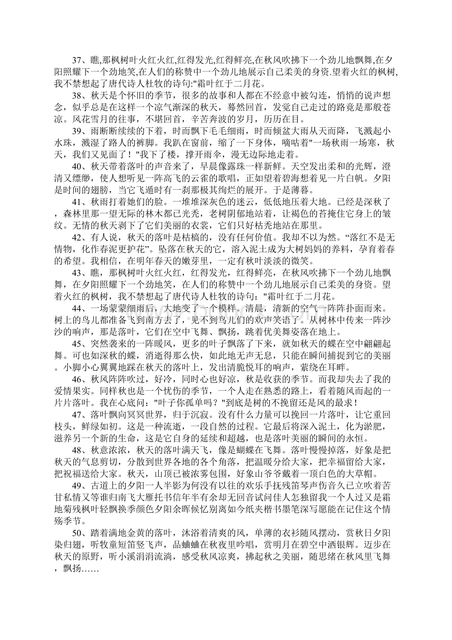 落叶的唯美句子Word文档下载推荐.docx_第3页