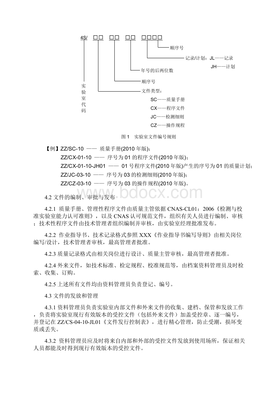 CNAS《文件控制程序》新编具有较强可操作性的程序文件式样Word文件下载.docx_第3页