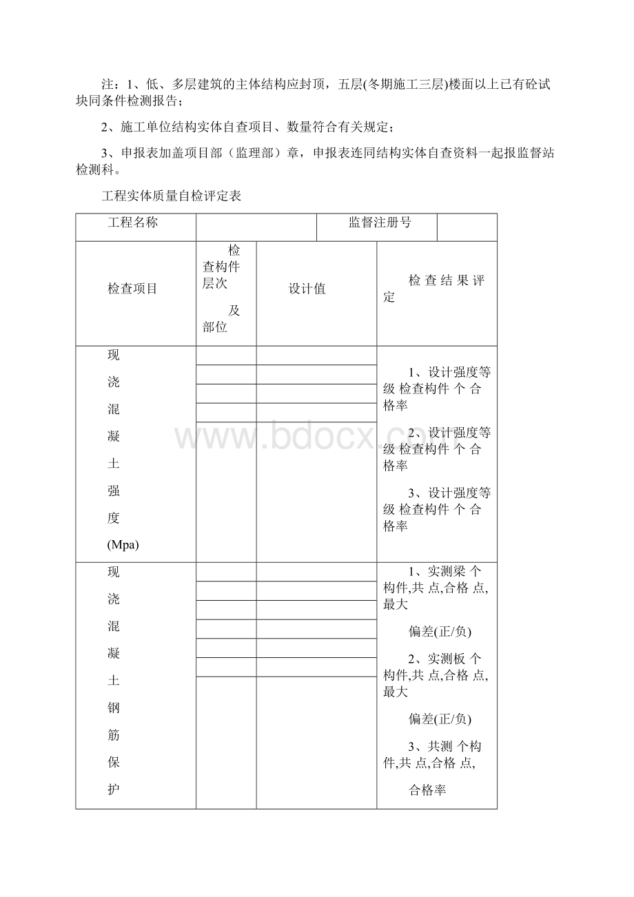 单位工程结构实体质量监督抽测申请表.docx_第2页