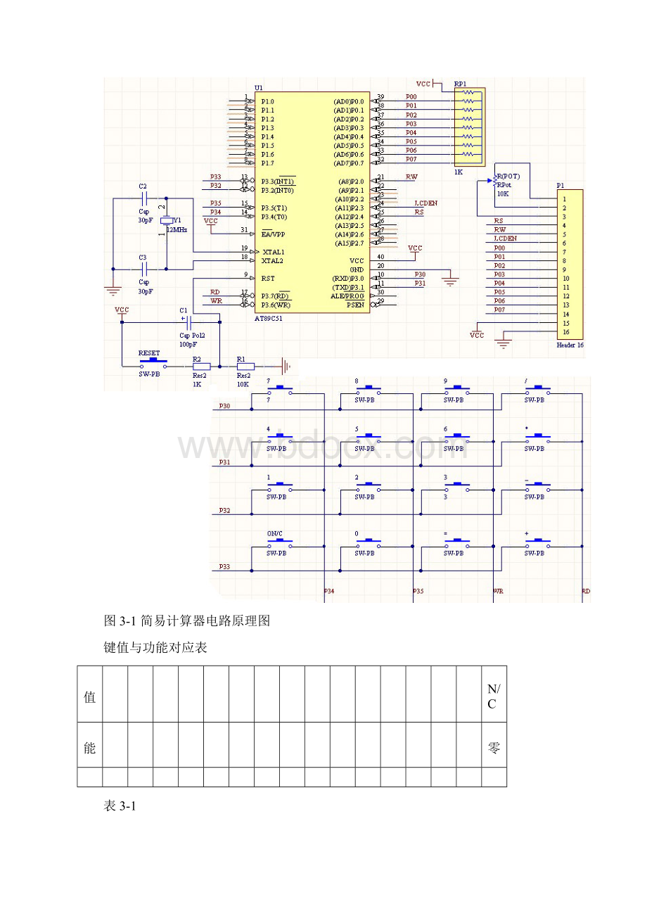 基于单片机的计算器设计.docx_第2页