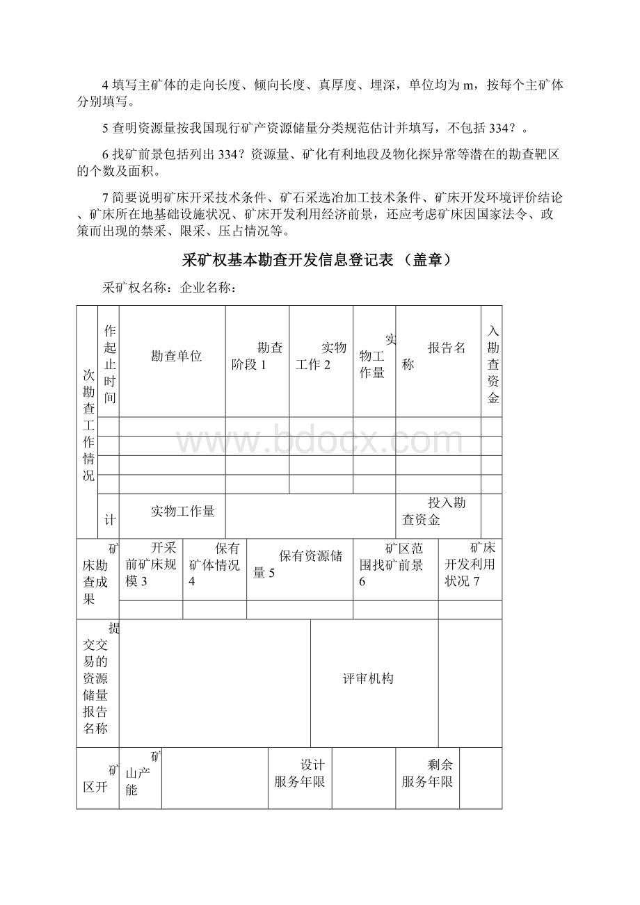 矿业权转让申请书范本.docx_第3页