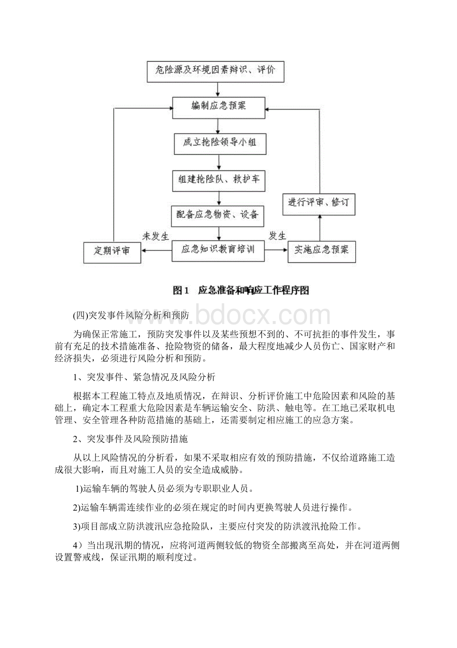 市政道路施工安全应急预案Word文档格式.docx_第2页