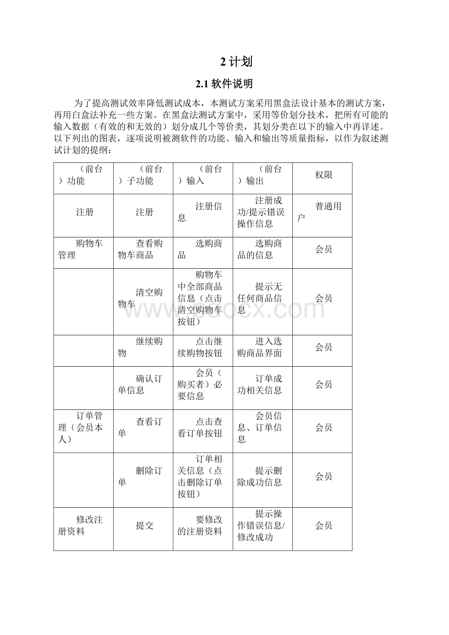 网上水果超市测试计划.docx_第3页