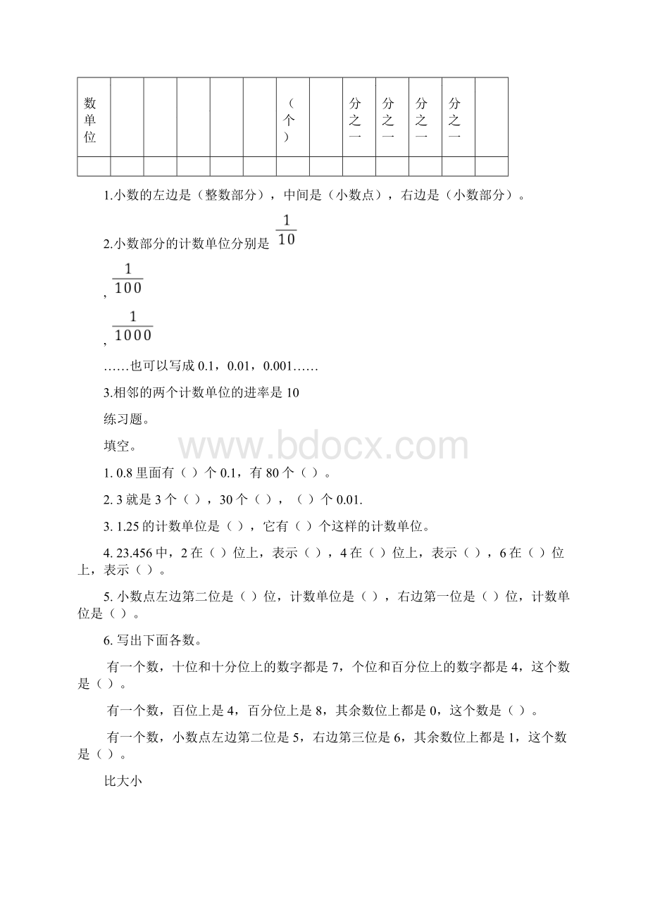 北师大版小学四年级下册数学各单元知识点复习.docx_第3页