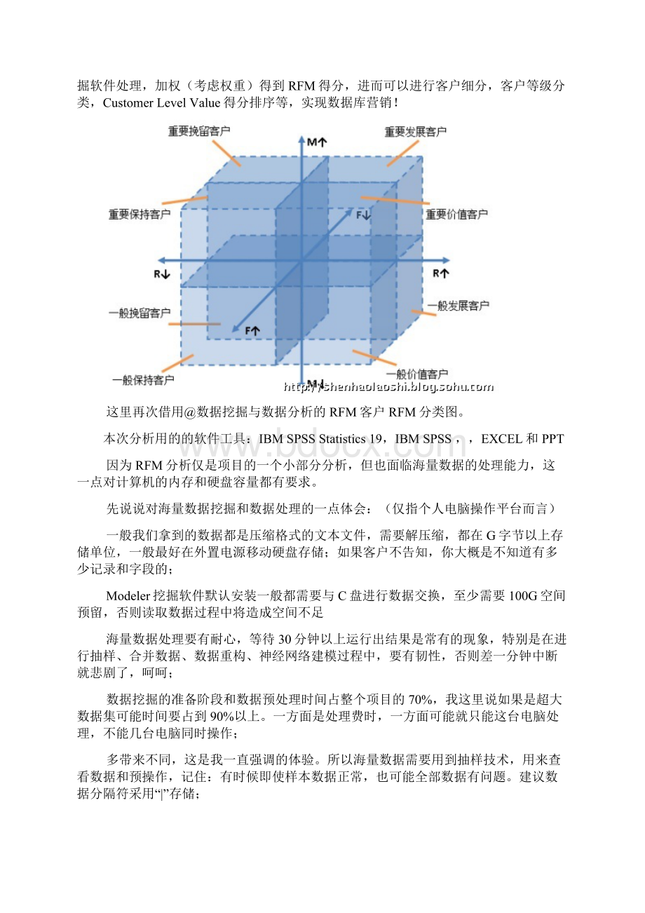 数据挖掘应用案例RFM模型分析与客户细分Word文件下载.docx_第2页