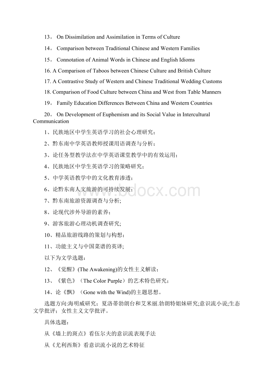 英语专业毕业生毕业论文选题汇总吐血整理.docx_第2页