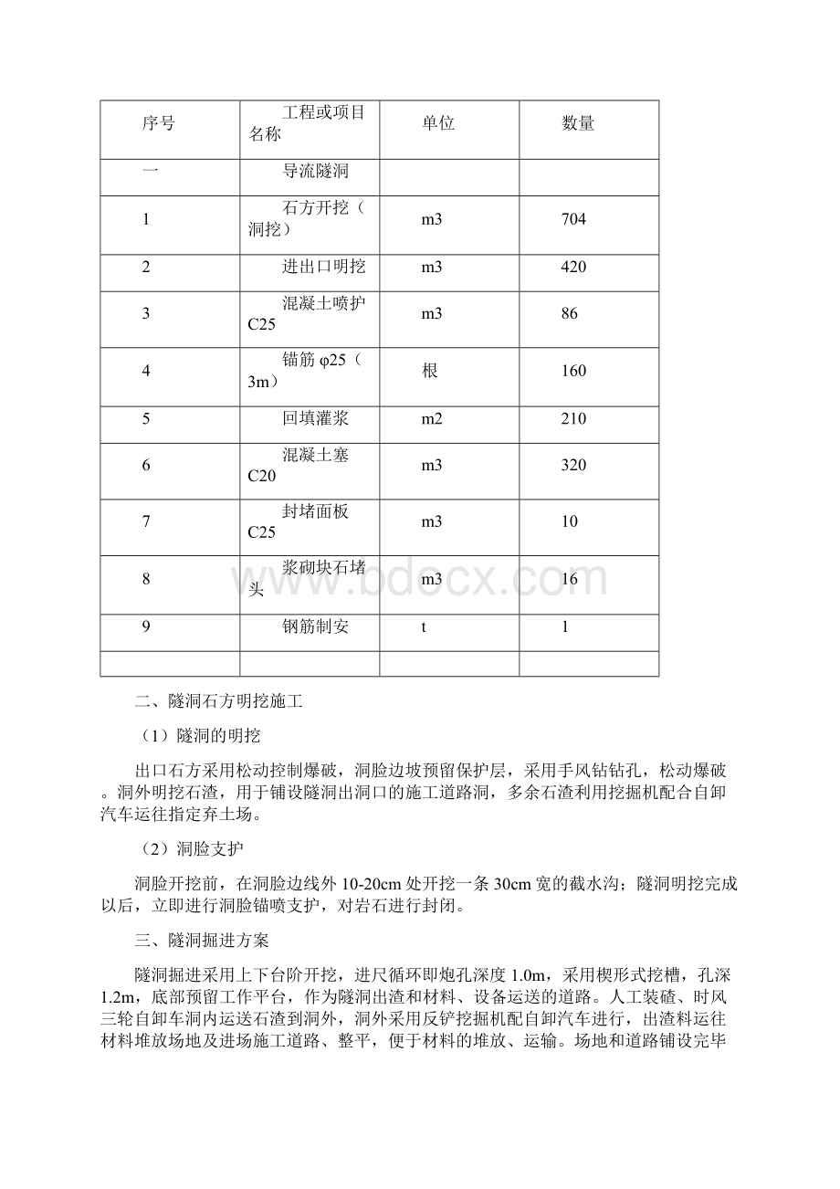 导流隧洞工程施工设计方案.docx_第3页