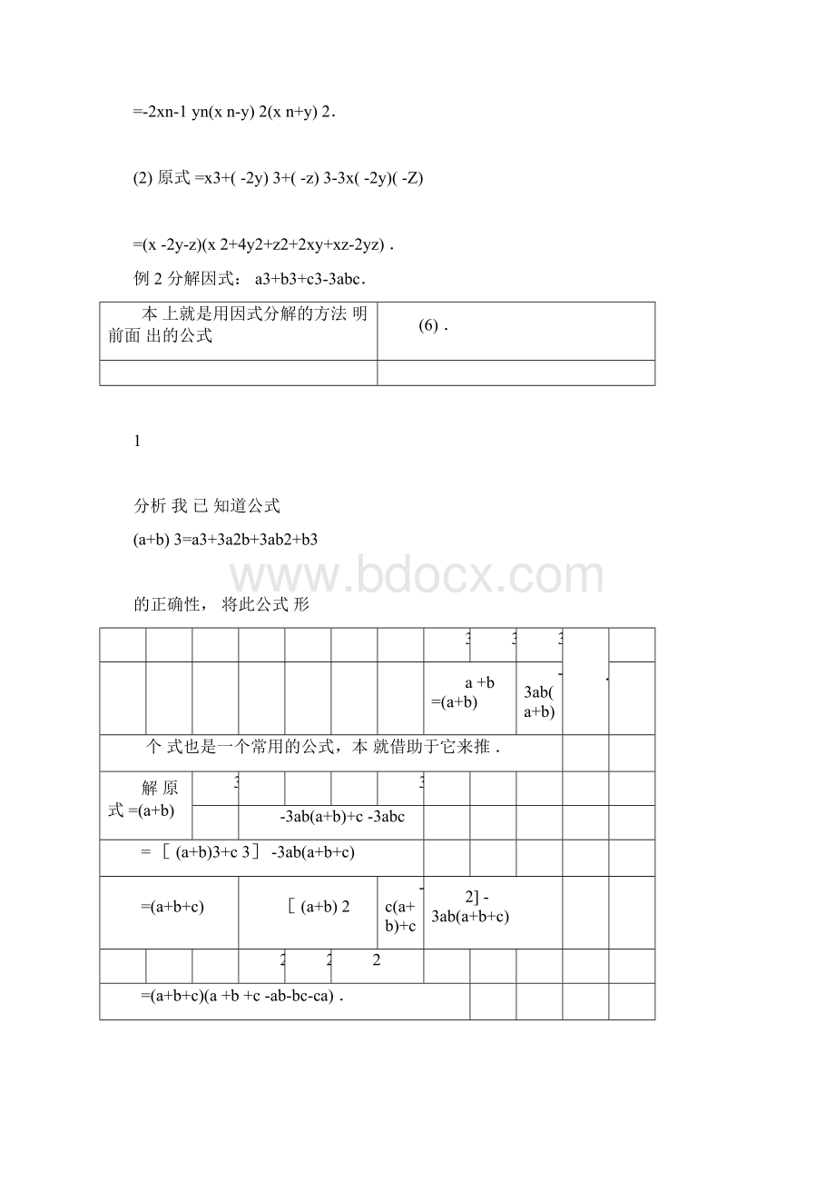 完整word版本因式分解竞赛题包括答案doc.docx_第3页