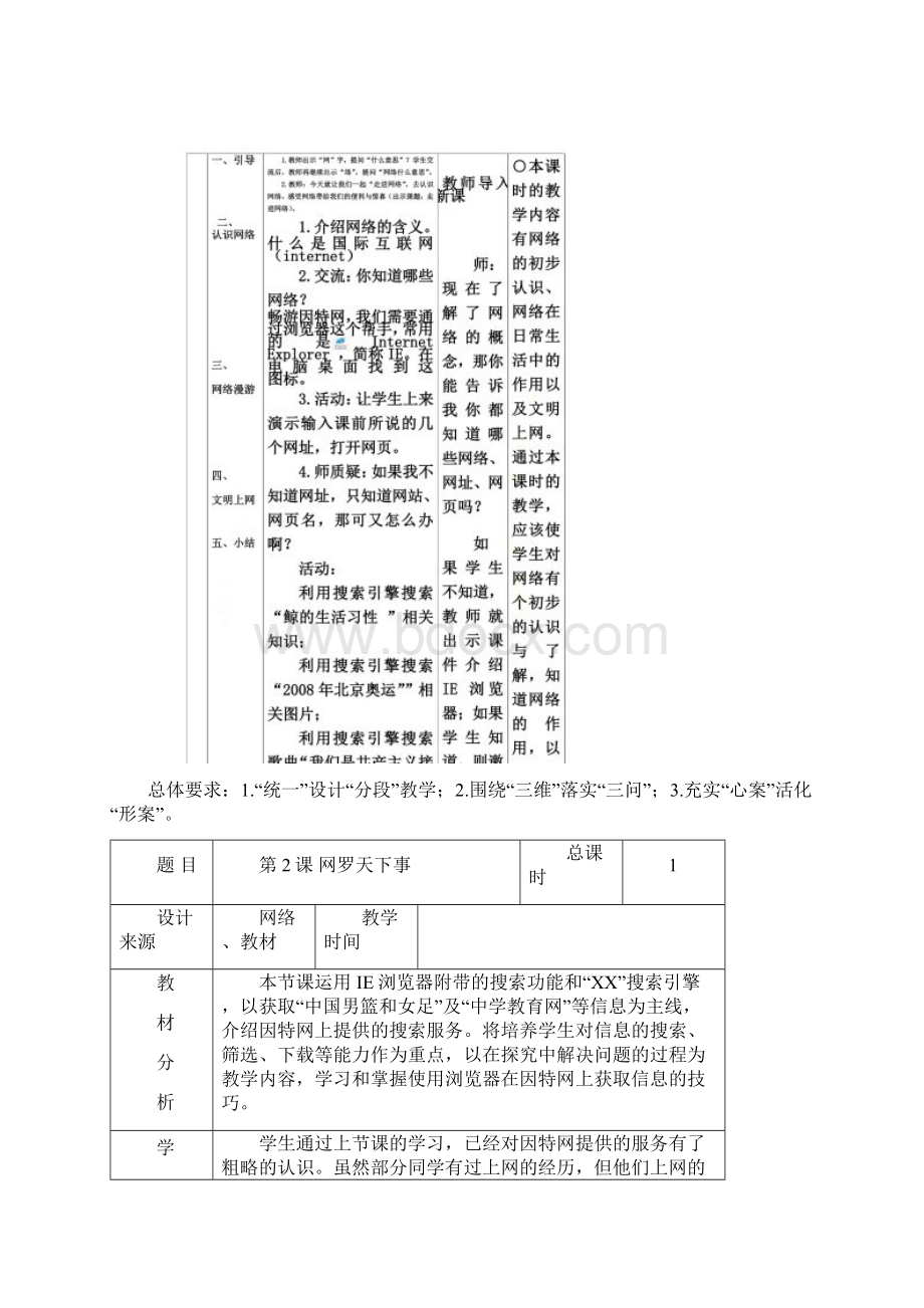 龙教版七下信息技术全册教案Word文件下载.docx_第3页