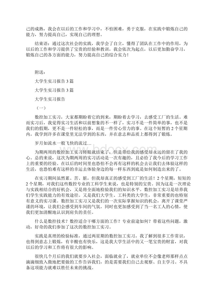 大学生实习报告3000字可编辑版.docx_第3页