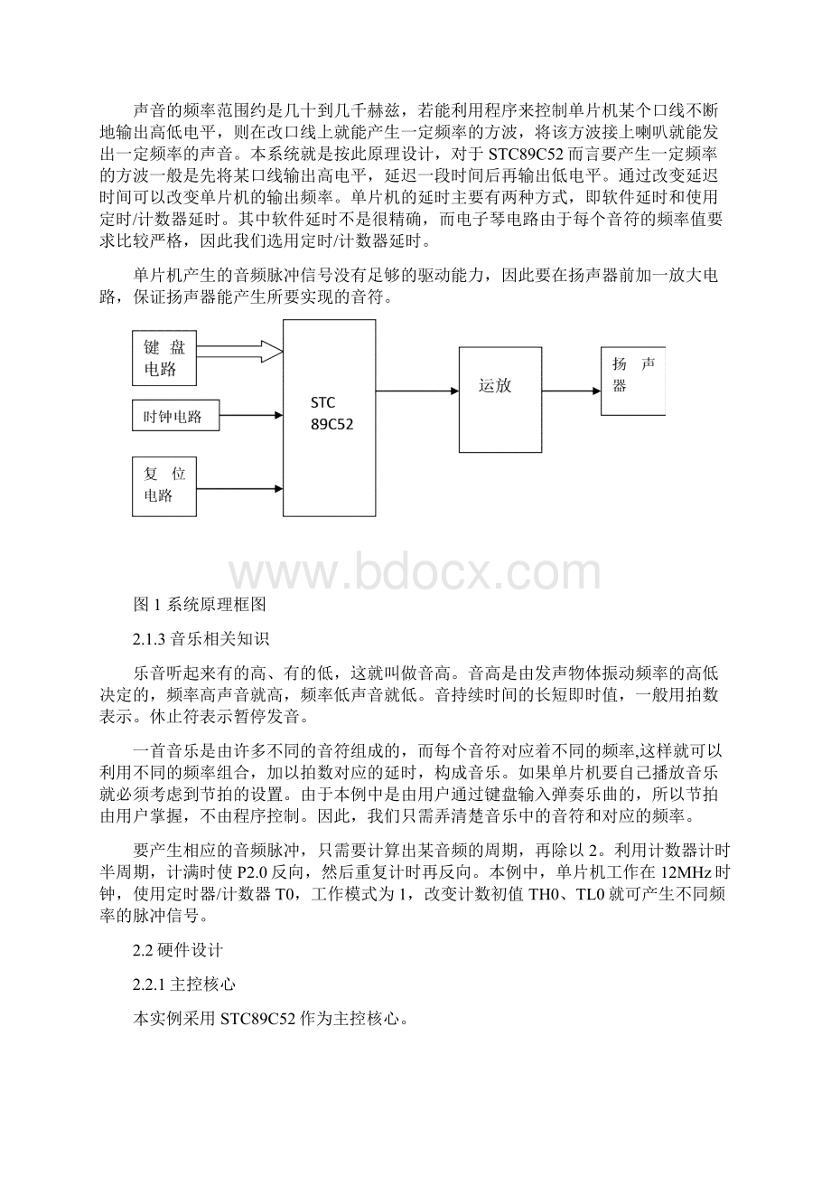 例说51单片机课程设计.docx_第2页