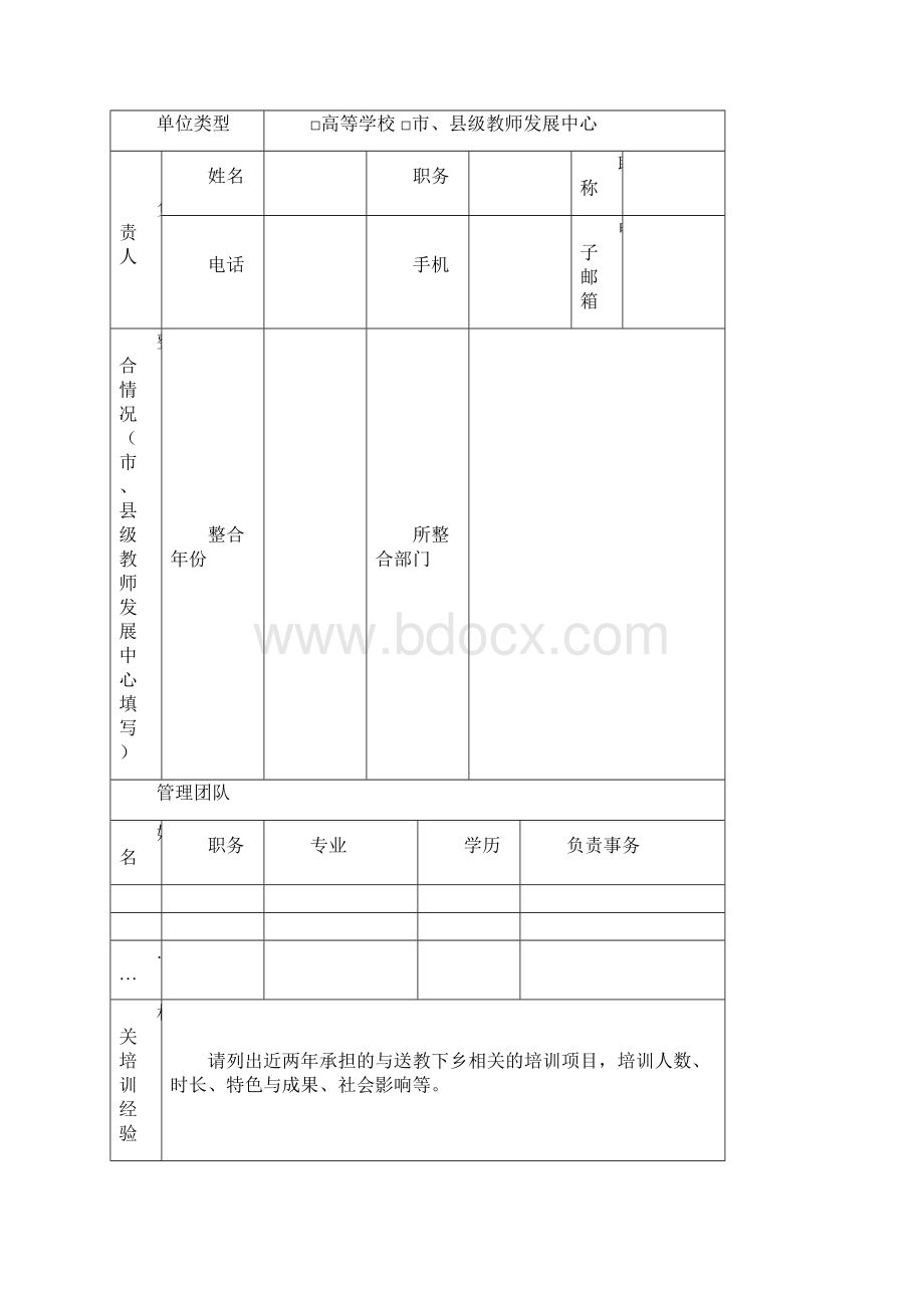 中西部项目项目县送教下乡培训申报书版1资料讲解Word格式文档下载.docx_第2页