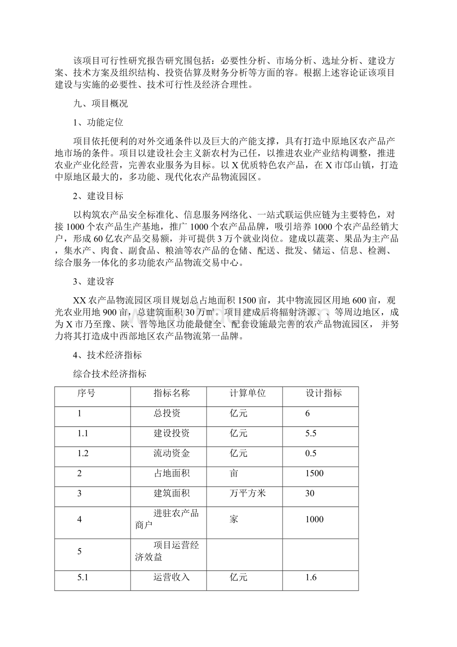 农业产业园建设项目可行性实施报告Word格式.docx_第3页