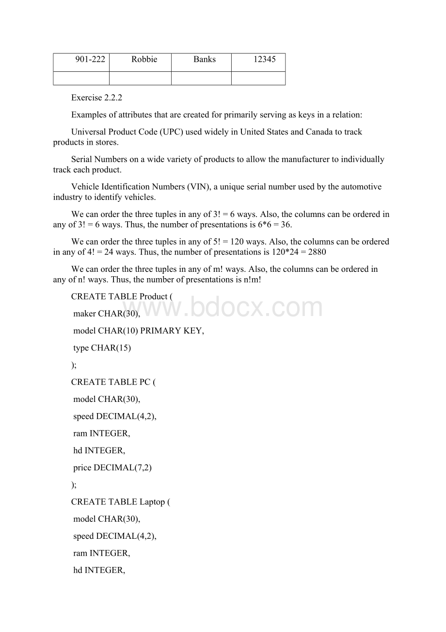 数据库系统基础教程第二章答案终审稿Word文档下载推荐.docx_第3页