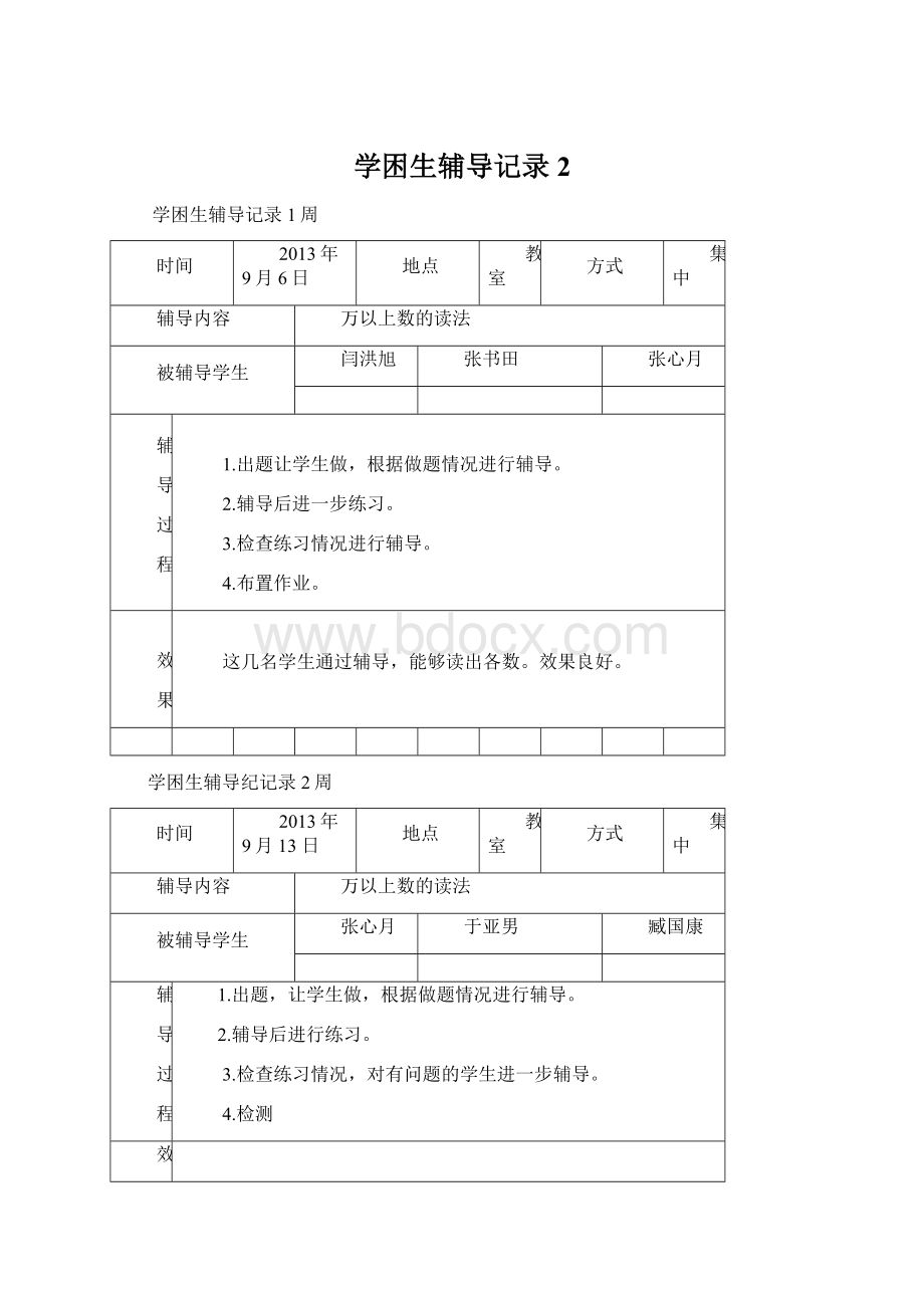 学困生辅导记录 2.docx_第1页