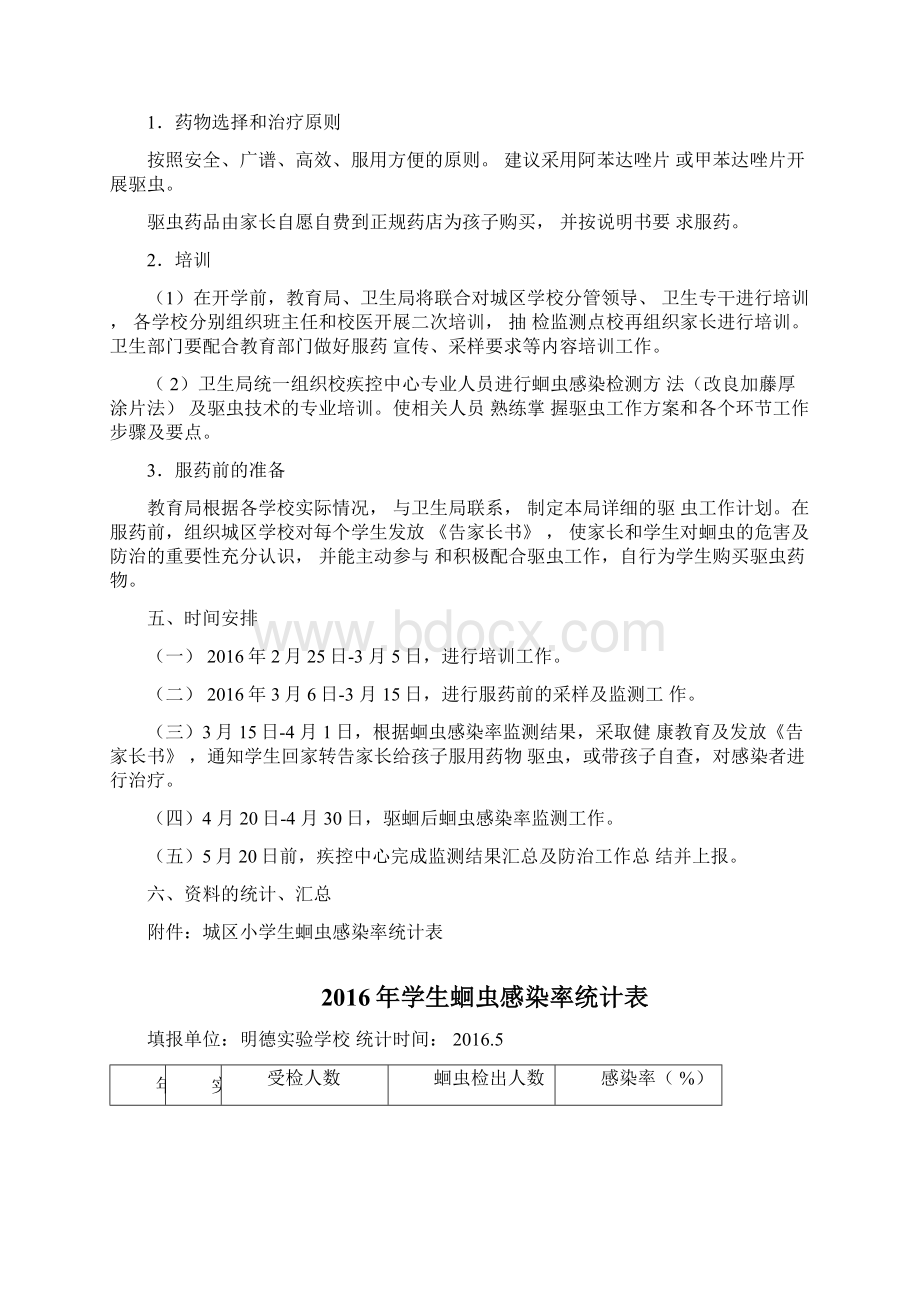 城区儿童蛔虫感染监测资料.docx_第2页