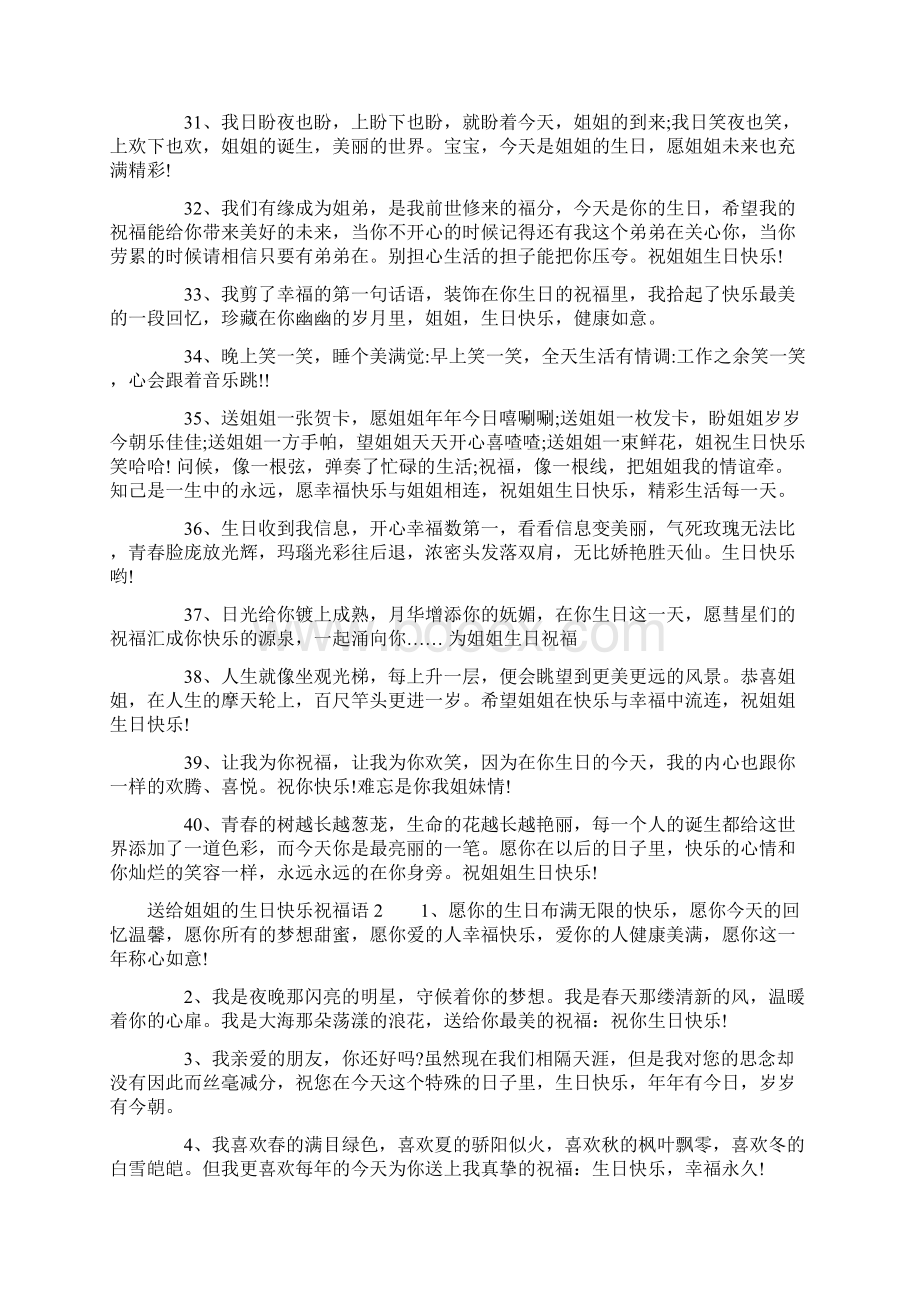 送给姐姐的生日快乐祝福语.docx_第3页