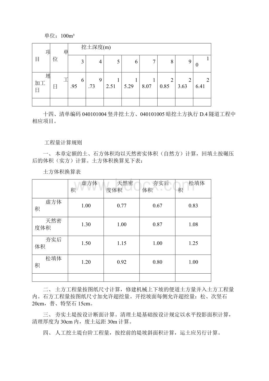 《辽宁省市政工程预算定额》说明及工程量计算规则全解Word文档下载推荐.docx_第2页