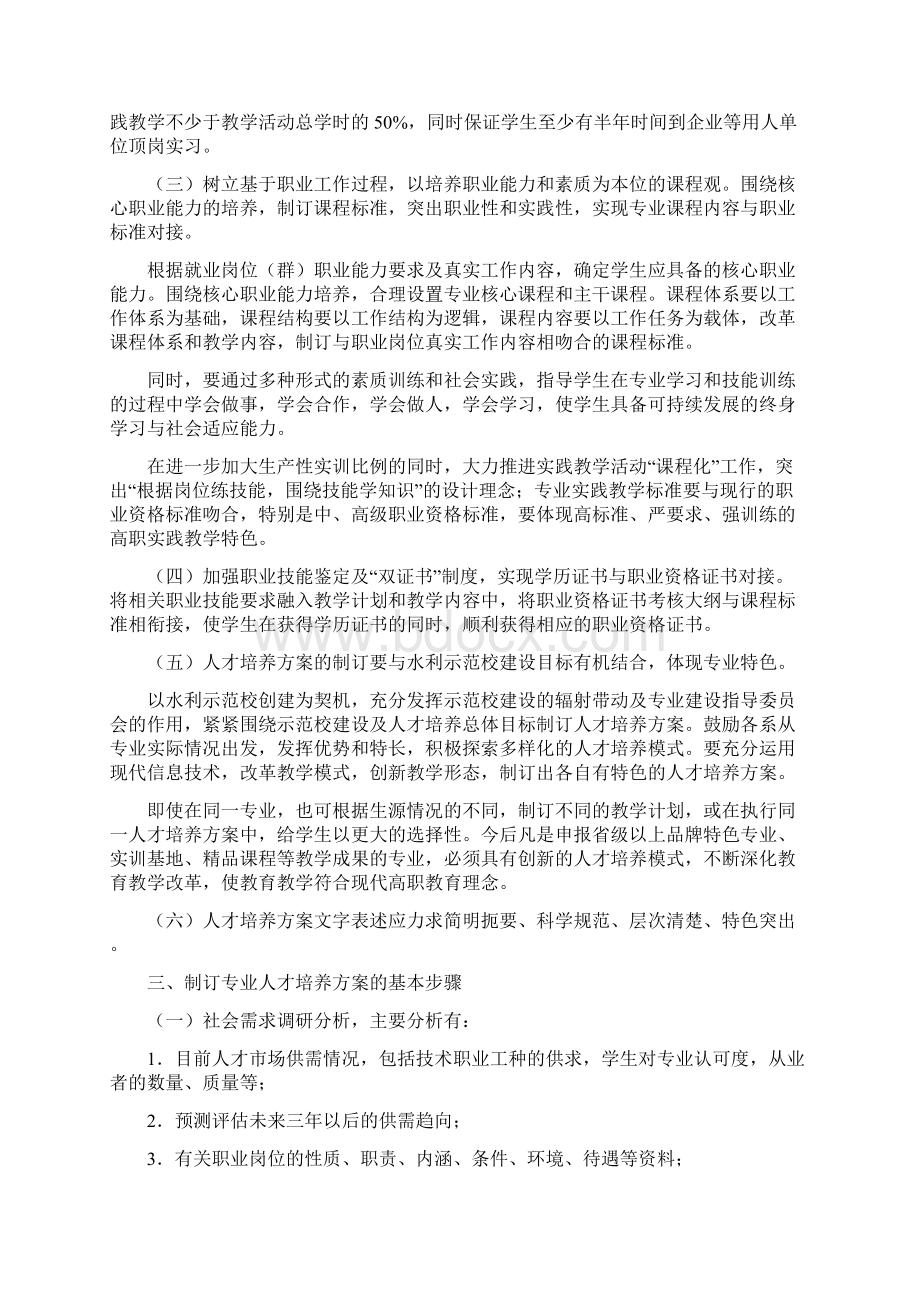 长江工程职业技术学院专业人才培养方案修订意见.docx_第2页