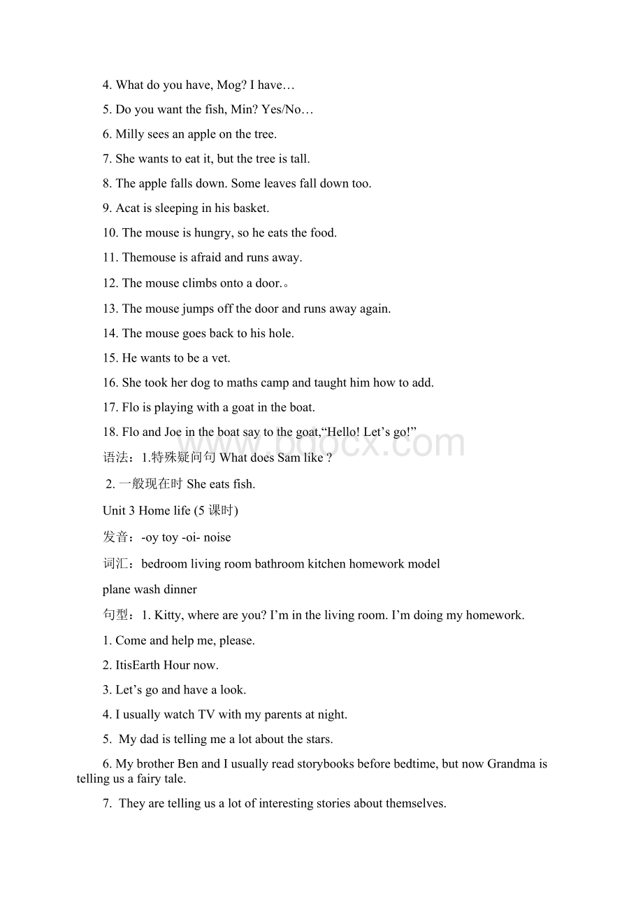 牛津上海版四年级下教学大纲文档格式.docx_第3页