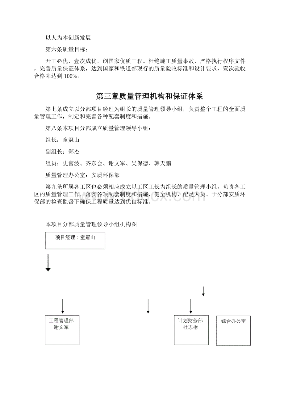 管理制度大西四电集成项目四分部工程质量管理办法Word格式.docx_第3页