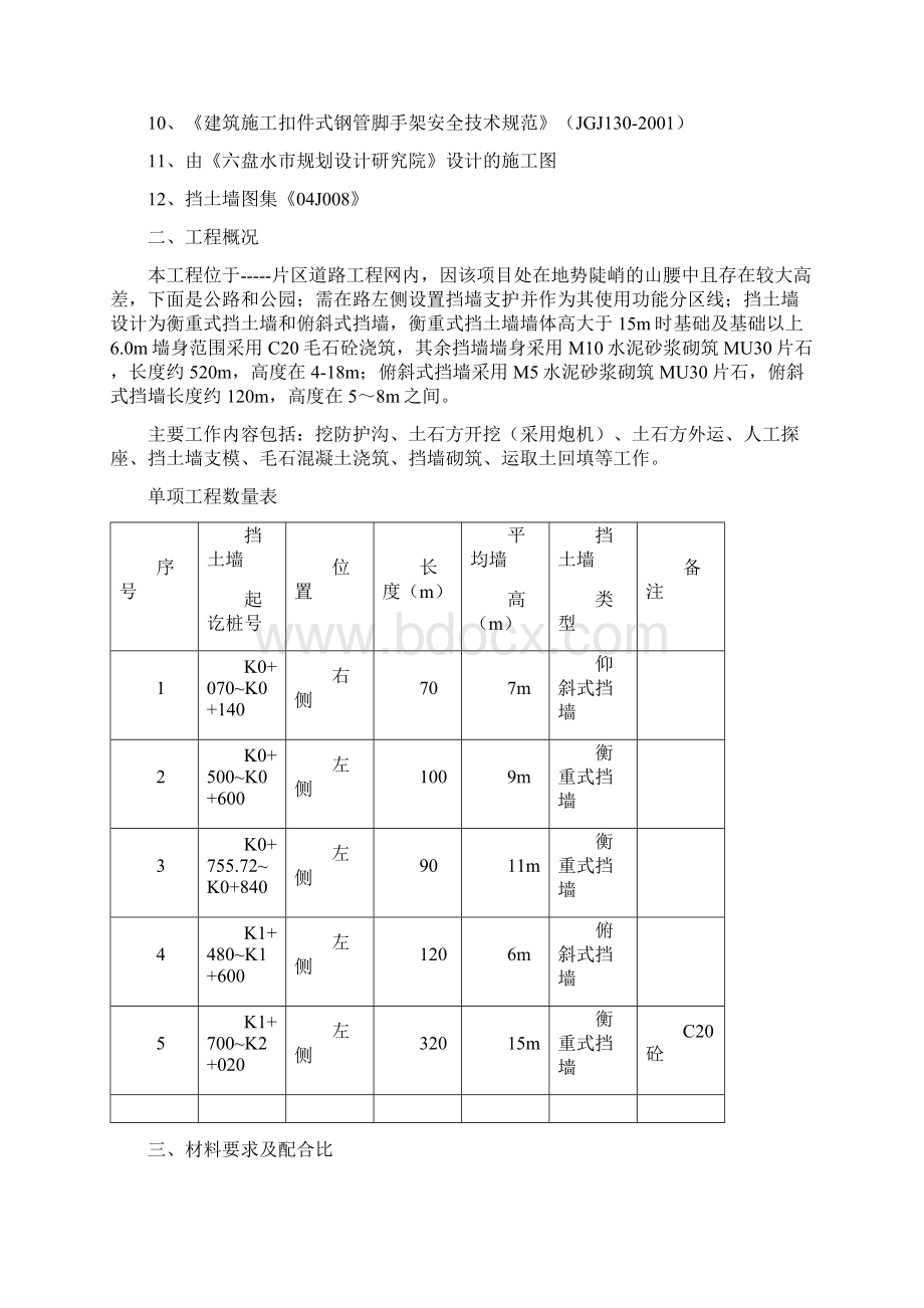 衡重式挡土墙施工方案sz.docx_第2页