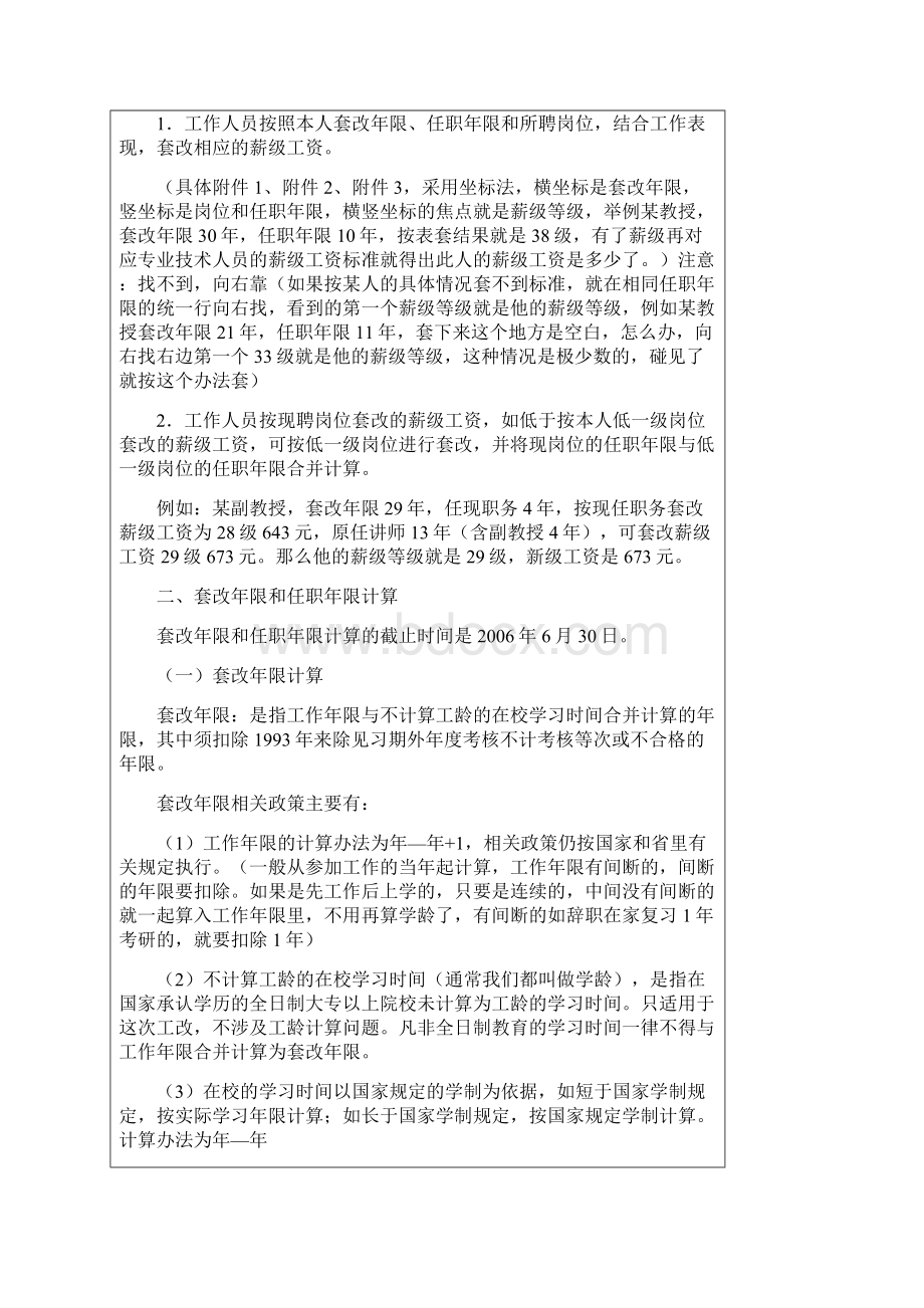 事业单位各类岗位薪级工资套改政策和计算方法.docx_第3页