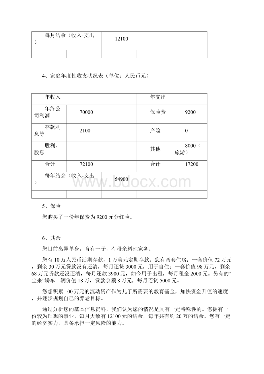 个人理财规划报告.docx_第3页