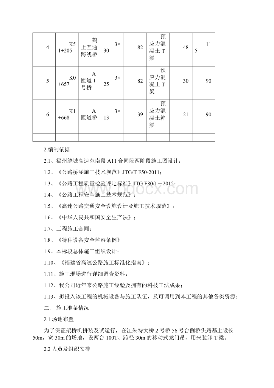 T梁架设施工实施方案.docx_第2页