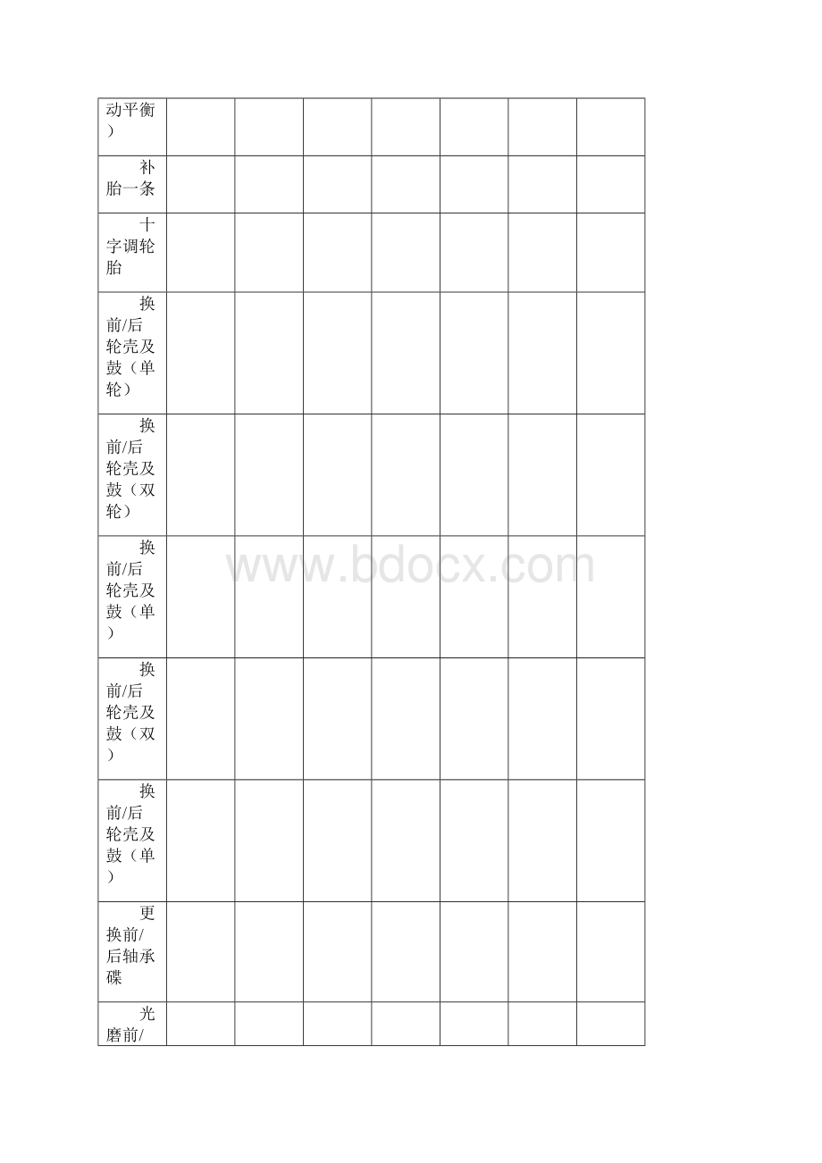 工时价格表 一 表格 格式文档格式.docx_第2页