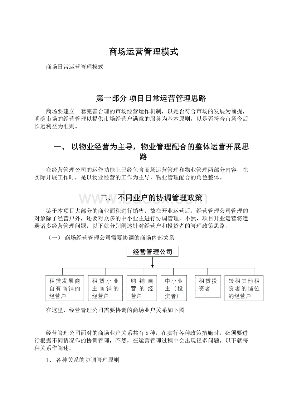 商场运营管理模式Word文档格式.docx_第1页