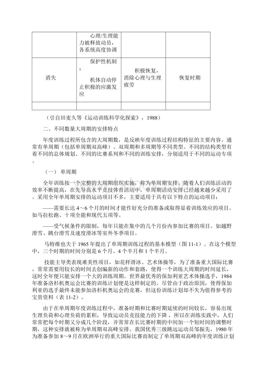 第十一章运动员年度训练的计划与组织.docx_第2页