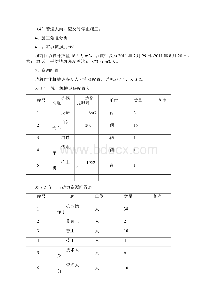 坝前盖重回填施工方案word资料11页.docx_第3页