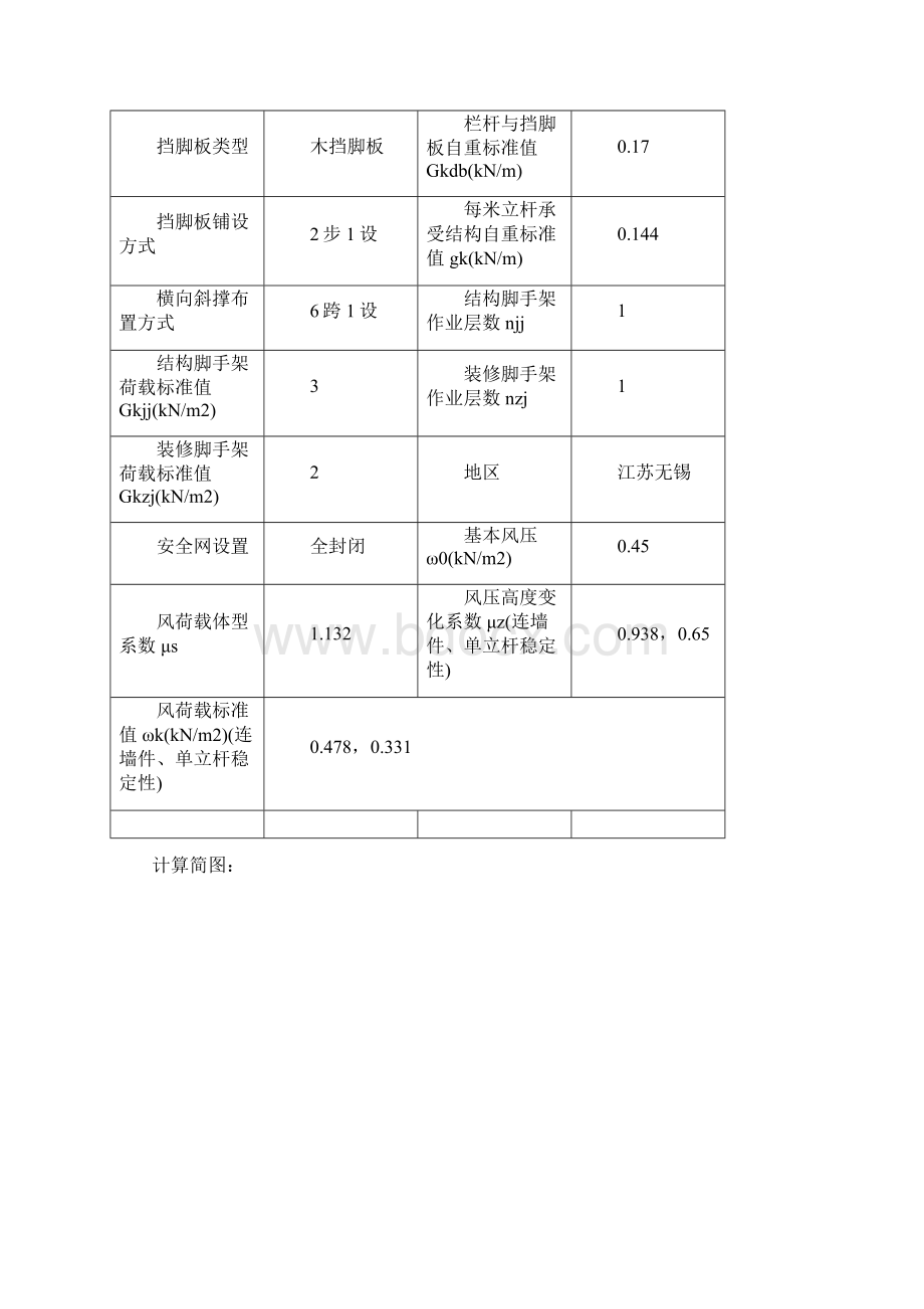 型钢悬挑脚手架扣件式计算书Word格式文档下载.docx_第2页